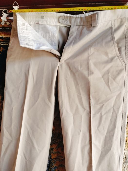 Pantaloni BRAX – Bej / Crem, Material mixt (Poliester și Bumbac), Mărime M