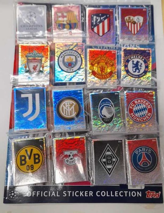 Set complet nelipit CHAMPIONS LEAGUE 2020/ 21    2021/22