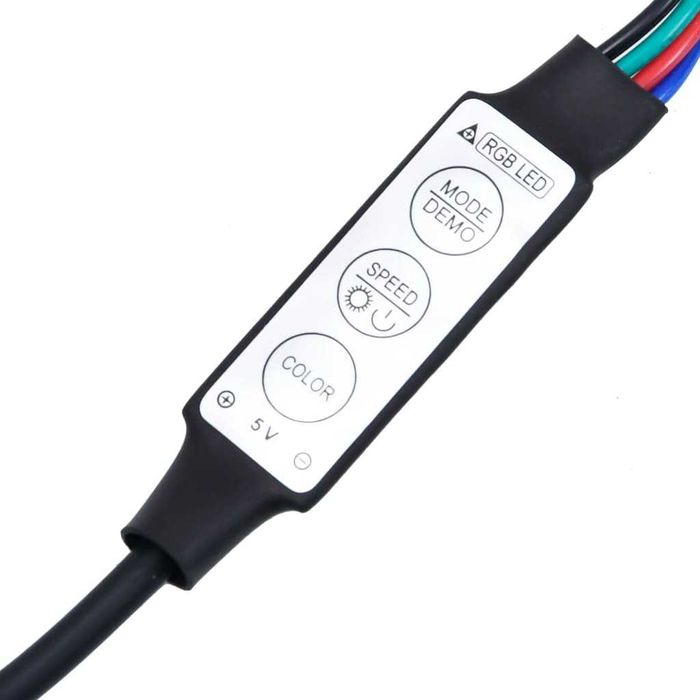 Tăblie de pat cu LED 140x18,5x103,5 cm lemn stratificat alb vidaXL