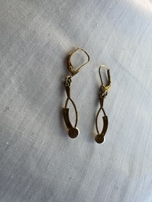 Cercei aur 8 k si perla