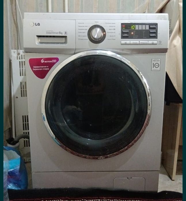 Срочно продам рабочий стиральный машина LG 6кг