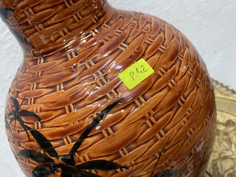 Стара италианска лампа от порцелан