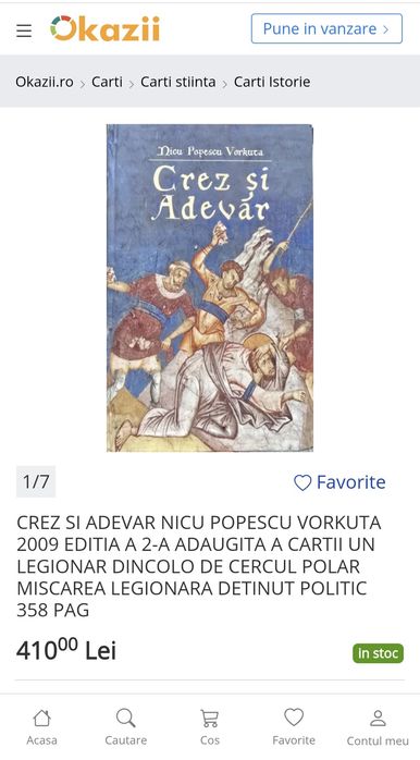 Crez și Adevăr( Un legionar dincolo de cercul polar) - Nicu Popescu - Vorkuta