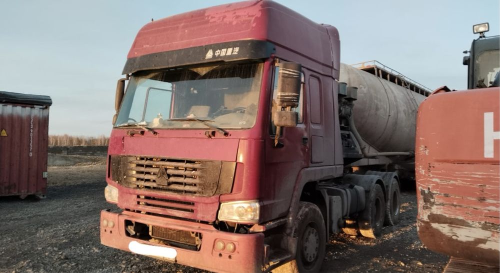 HOWO тягач с прицепом (цементовоз)