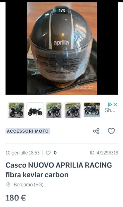 Cască Moto Aprilia