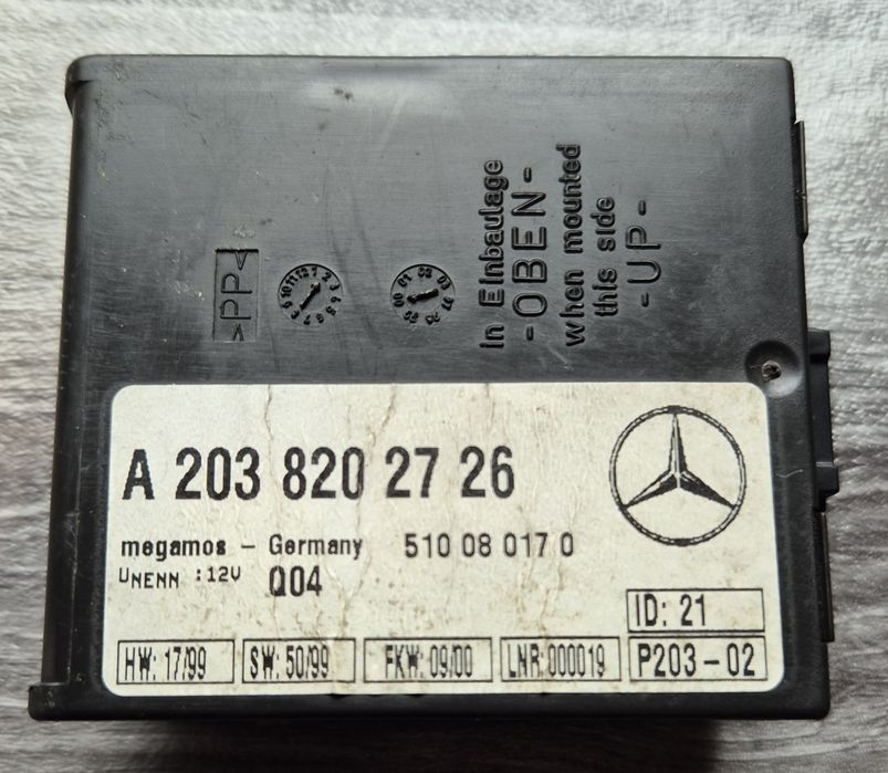 Модул управления аларма, мерцедес w203