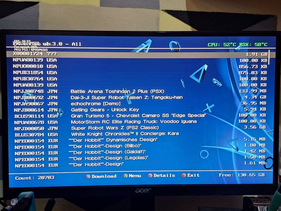 Vand ps3 slim modat si maneta, cu laserul defect