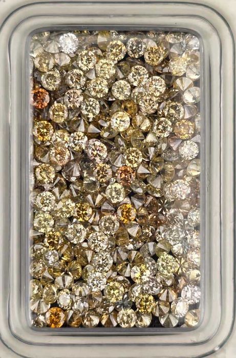 252 Diamante Naturale 4.00 ct Round Brilliant Fancy Yellow/Green