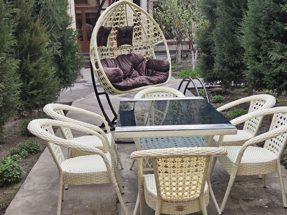 Ротанг стол стул ва качела арзон нархларда