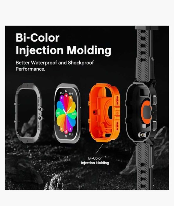 OUKITEL BT20 Military Smart Watch AMOLED