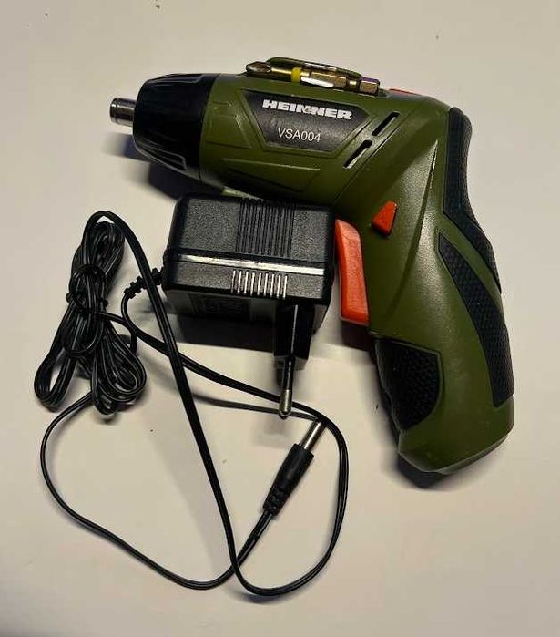 Surubelnita pe acumulator Heinner VSA004, 1300 mAh, 210 RPM, 3 Nm, maner pliabil