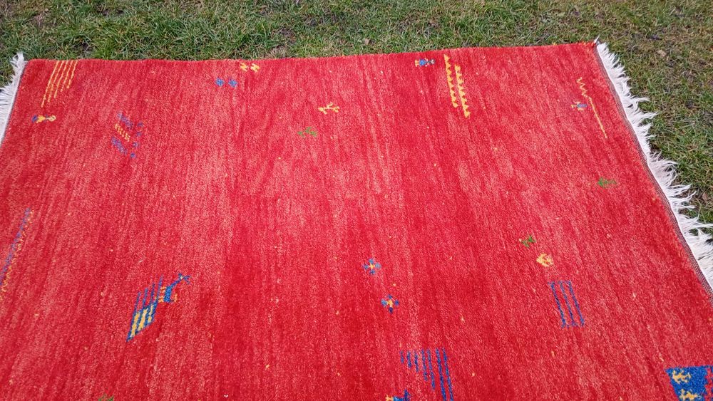 Covor lana lucrat manual