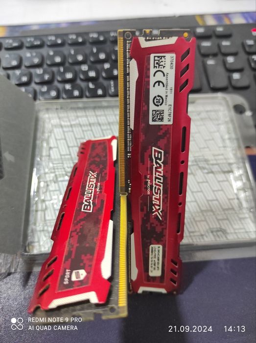 DDR4 operativka  2x8GB  2666 МГц  sotiladi  xolati alo darajada  narxi