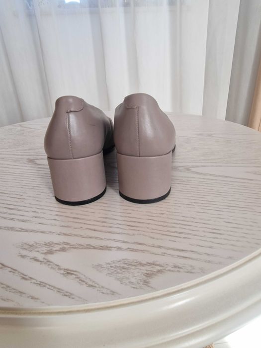 Pantofi ECCO, gri-bej, marimea 38