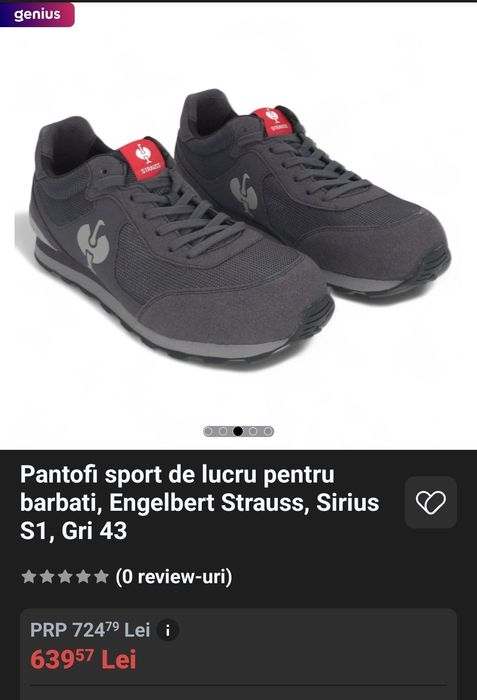 Pantofi lucru Strauss