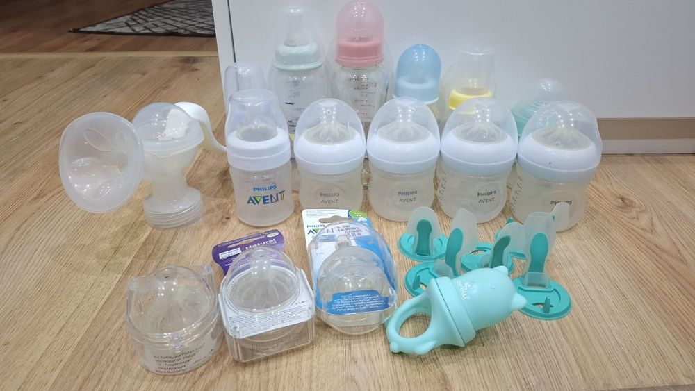Бебешки лот от шишета philips avent