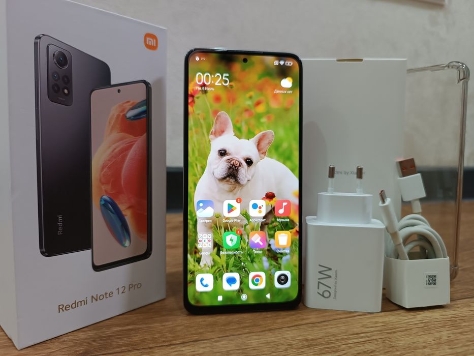 Redmi Note 12 Pro 256ГБ Весь комплект.