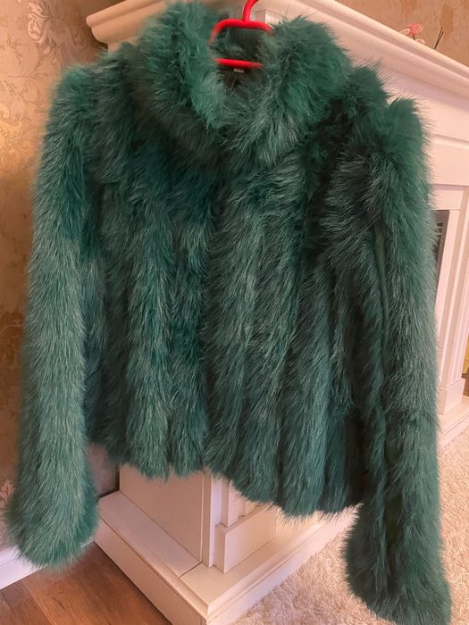 Blană de vulpe verde