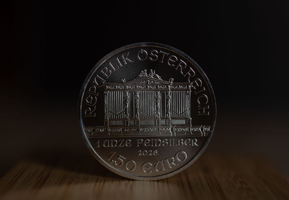 Monedă Argint 1 oz Filarmonica Viena 2026 – 999.9 Argint Pur