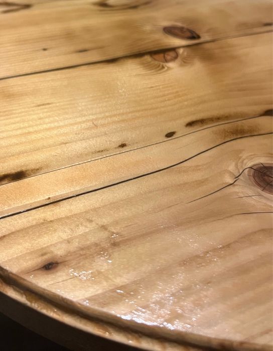 Măsuță de cafea rotundă din lemn