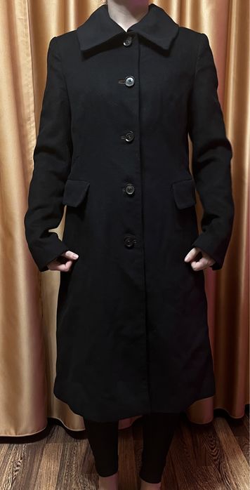 Palton negru dama