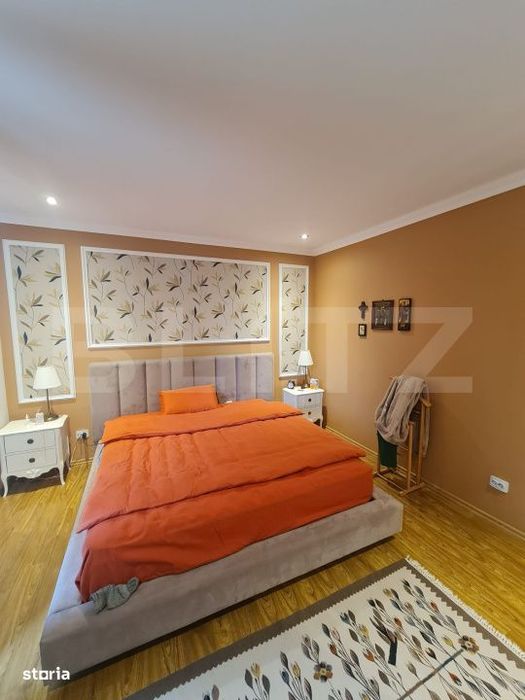 Casa individuala, un singur nivel, 135 mp, 500 mp de teren, acces rest