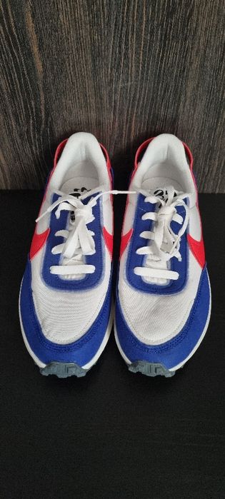 Nike Men Waffle Debut Swoosh White Blue