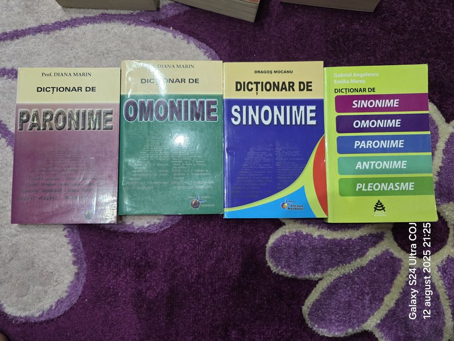 Dictionare sinonime, paronime, omonime