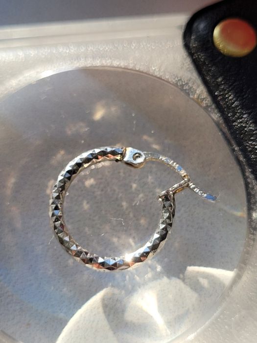 Сребърна  обеца проба  925