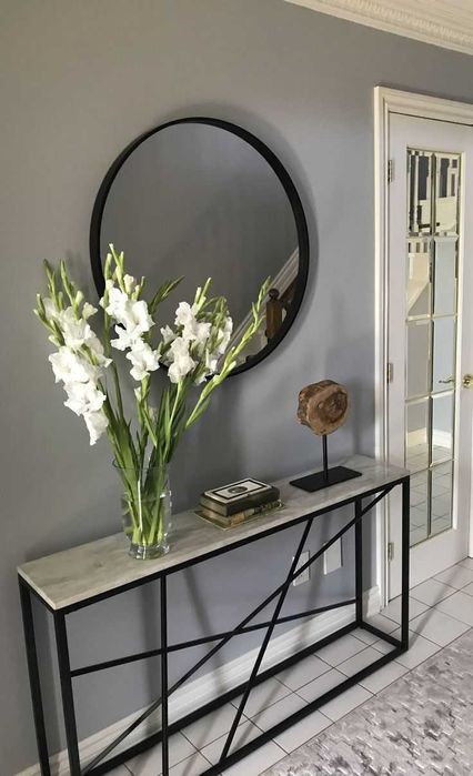 зеркало в лофт стиле 600