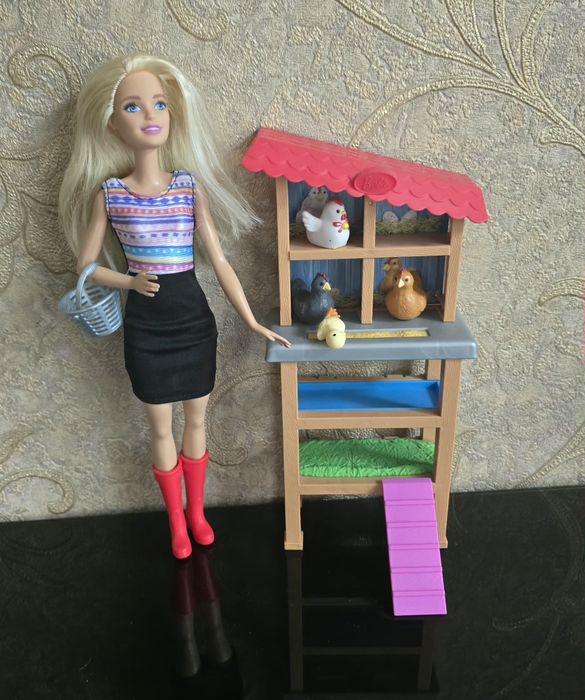 Jucarie set Barbie Fermier
