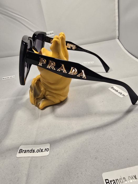 Ochelari de soare Prada, Grey, Black, 9194, made in Italy