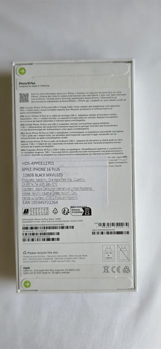 iPhone 16 Plus 128 GB - NOU