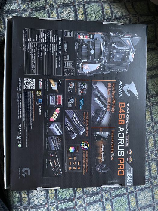 Материнская плата Aorus b 450 pro