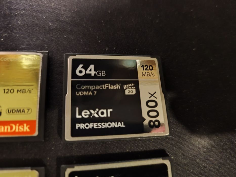 Card memorie CF SanDisk Extreme Compact Flash Lexar 64gb
