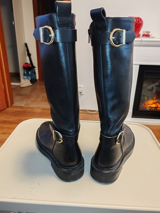 Cizme Zara piele fete Nr 33 impecabile, ca noi