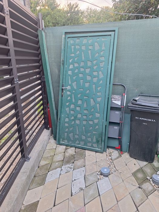 Vind poarta pietonala 1000 x2000 vopsita electrostatic