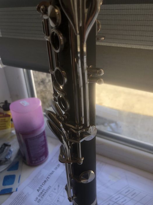 Vand clarinet aproape nou cu geanta propie
