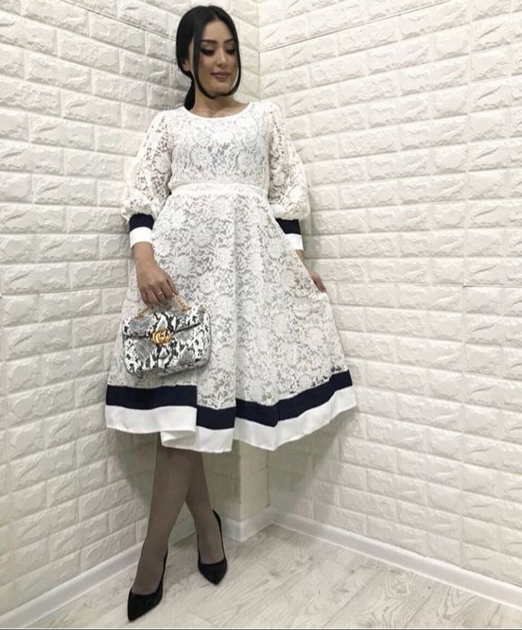 Белый платье новый