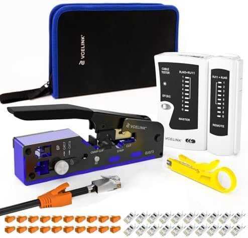 VCELINK мрежов комплект RJ45 клещи + тестер