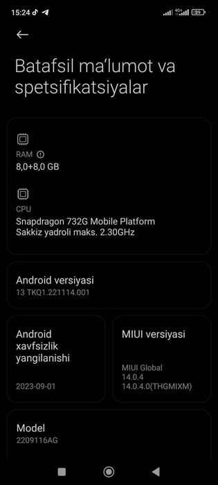 Redmi note 12 pro holati ideal hali yanggi