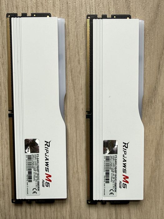 RAM G.Skill Ripjaws 32GB DDR5 6400MHz CL36