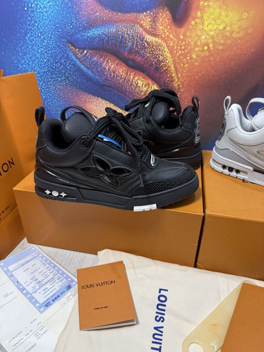 Adidasi Louis Vuitton piele naturala 100% Premium Full Box 2025