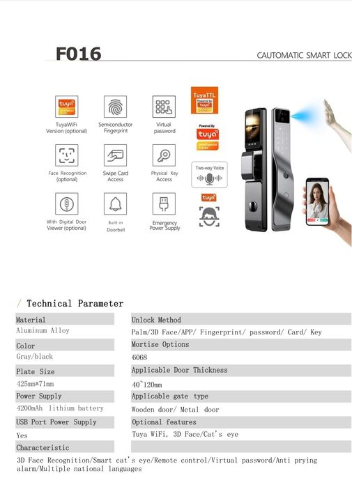 Умный электронный смарт замок