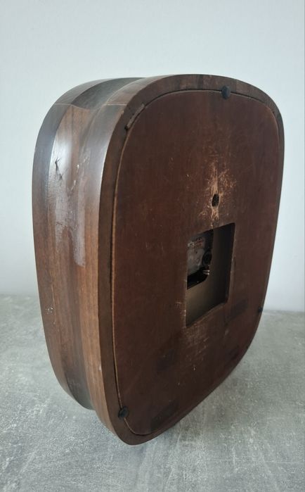 Ceas de perete vintage Artime, Made in Italy, carcasă din lemn – design retro