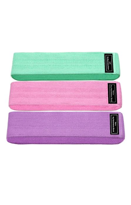 Фитнес резинки тканевые 3шт.