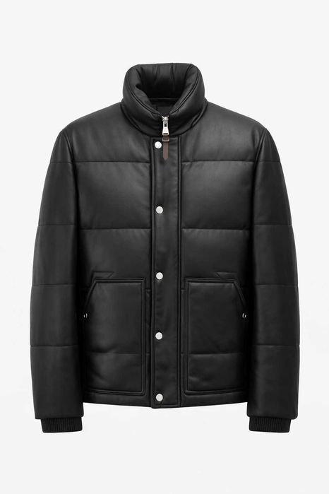 Louis Vuitton пуховик | кожа + гусиный пух | размер 54