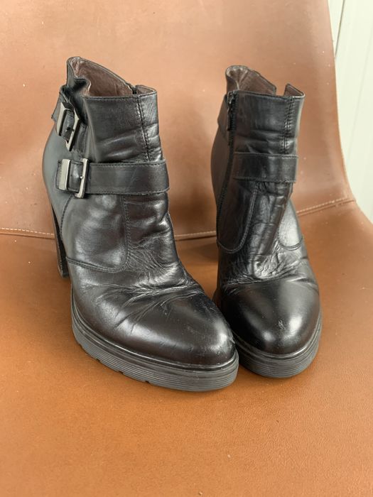 дамски боти естествена кожа nero giardini