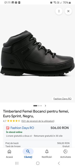 Bocanci ca noi Timberland