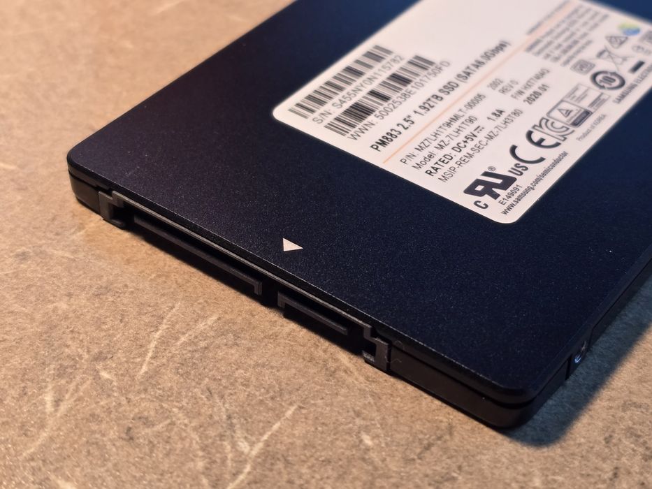 SSD Samsung PM883 1.92TB Enterprise SATA III 2.5” – Server / PC